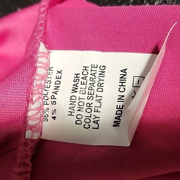 Live in the Moment Pink High Neck Thong Bodysuit with Cutout - Size S - Picture 7 of 12